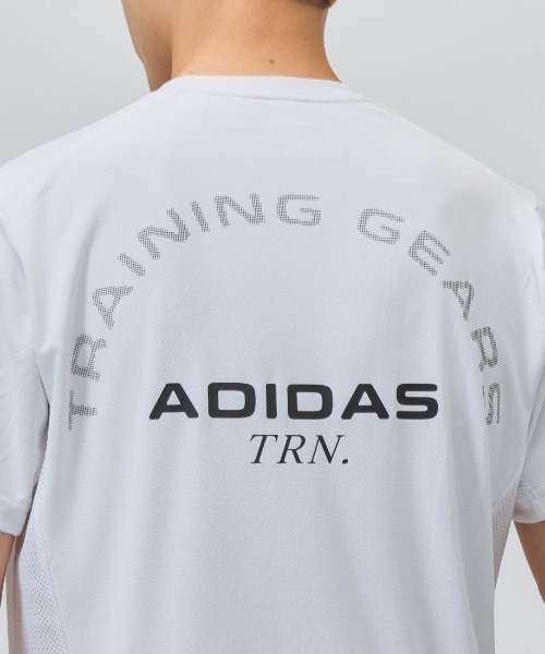 adidas（アディダス）の「【別注】アディダス adidas M TRN バックロゴ S/S Tシャツ 限定コラボ（Tシャツ/カットソー・メンズ・ホワイト/ブラック/グリーン・M/L/LL/3L/S）」の11枚目の写真