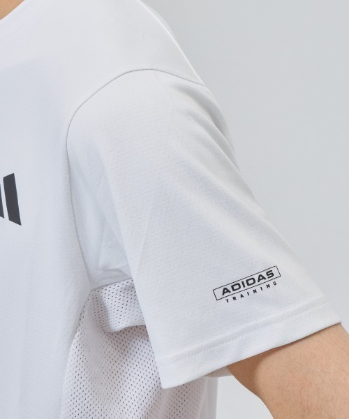 adidas（アディダス）の「【別注】アディダス adidas M TRN バックロゴ S/S Tシャツ 限定コラボ（Tシャツ/カットソー・メンズ・ホワイト/ブラック/グリーン・M/L/LL/3L/S）」の10枚目の写真