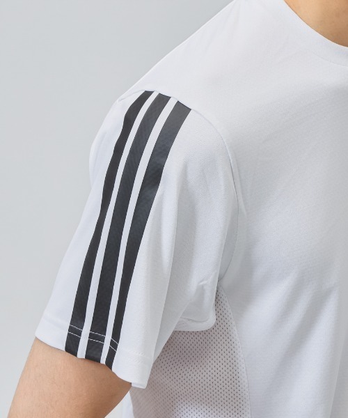 adidas（アディダス）の「【別注】アディダス adidas M TRN バックロゴ S/S Tシャツ 限定コラボ（Tシャツ/カットソー・メンズ・ホワイト/ブラック/グリーン・M/L/LL/3L/S）」の9枚目の写真