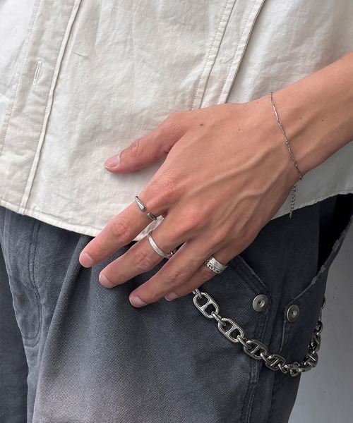 SBG(エスビー)の「インフルエンサー みずきち × ダブルドロップリング(リング・メンズ・シルバー・16号/12号/18号/14号)」の18枚目の写真