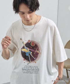 STAR WARS/スターウォーズ 別注 ヴィンテージライクプリント オーバー