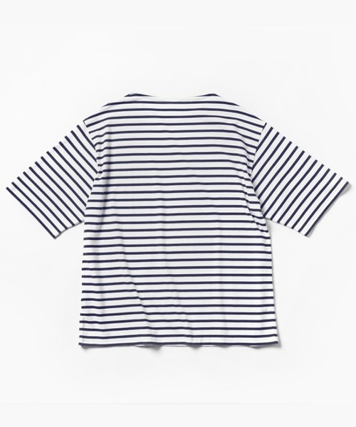 ORCIVAL（オーシバル）の「【ORCIVAL】ORCIVAL ボーダーTシャツ キッズ（Tシャツ/カットソー・キッズ・ホワイト系その他/ホワイト系その他2・125/115/135）」の4枚目の写真