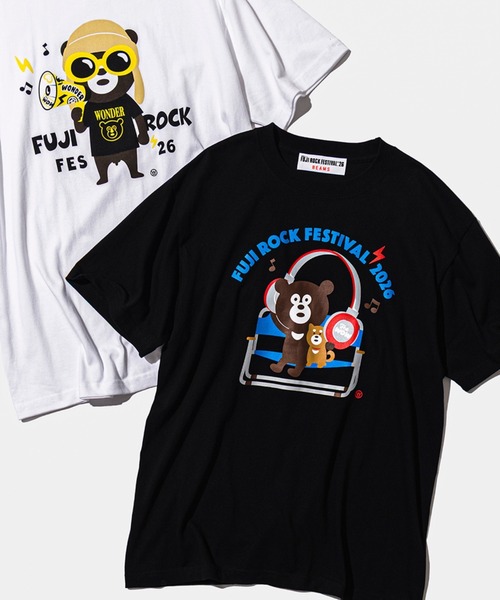 MEN FUJI ROCK FESTIVAL ’26 The Wonderful! design works. BIG HEADPHONES BEAR TEE (WEB限定)