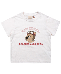 パイロットクオッカ 半袖Tシャツ-ホワイト