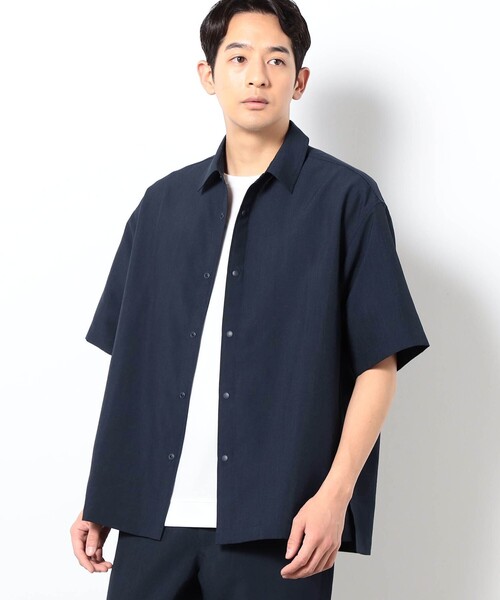 Grand PARK(グランドパーク)の「セオアルファ ショートスリーブシャツ(シャツ/ブラウス・メンズ・チャコールグレー/ネイビー/ダークブラウン/ライトグレー・L/M)」の4枚目の写真