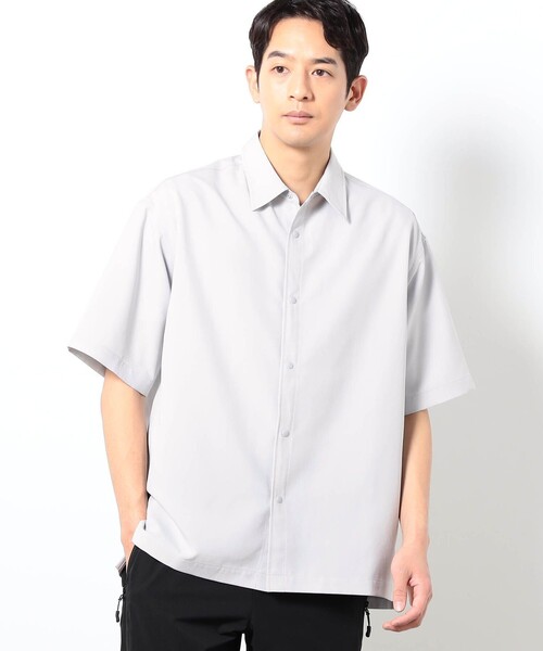 Grand PARK(グランドパーク)の「セオアルファ ショートスリーブシャツ(シャツ/ブラウス・メンズ・チャコールグレー/ネイビー/ダークブラウン/ライトグレー・L/M)」の3枚目の写真