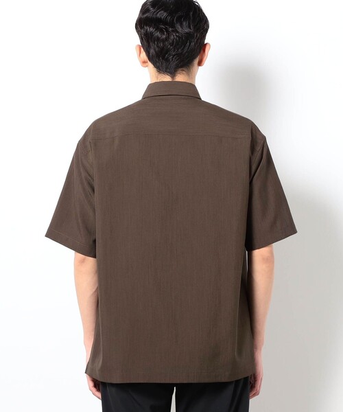 Grand PARK(グランドパーク)の「セオアルファ ショートスリーブシャツ(シャツ/ブラウス・メンズ・チャコールグレー/ネイビー/ダークブラウン/ライトグレー・L/M)」の6枚目の写真