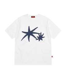 Star Orbit Applique T-shirts White