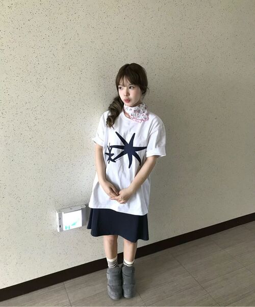 S'EST(エスイーエスティー)の「Star Orbit Applique T-shirts White(Tシャツ/カットソー・メンズ・ホワイト・SMALL/MEDIUM/LARGE)」の4枚目の写真