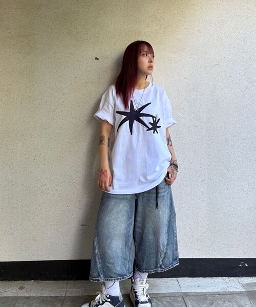 S'EST(エスイーエスティー)の「Star Orbit Applique T-shirts White(Tシャツ/カットソー・メンズ・ホワイト・SMALL/MEDIUM/LARGE)」の6枚目の写真