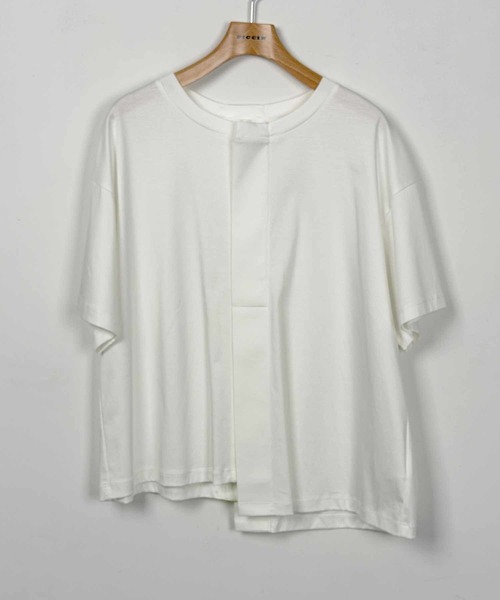 PICCIN(ピッチン)の「前後スリットプルオーバー(Tシャツ/カットソー・レディース・イエロー系その他/レッド系その他/ブラック系その他・M)」の5枚目の写真