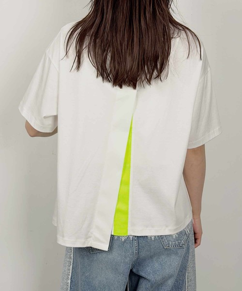 PICCIN(ピッチン)の「前後スリットプルオーバー(Tシャツ/カットソー・レディース・イエロー系その他/レッド系その他/ブラック系その他・M)」の13枚目の写真