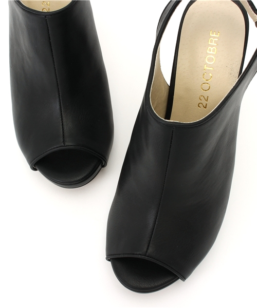 22 OCTOBRE(ヴァンドゥ-オクトーブル)の「【Domani 5月号掲載】ブーサン(サンダル・レディース・ブラック/ベージュ・LARGE/MEDIUM)」の9枚目の写真