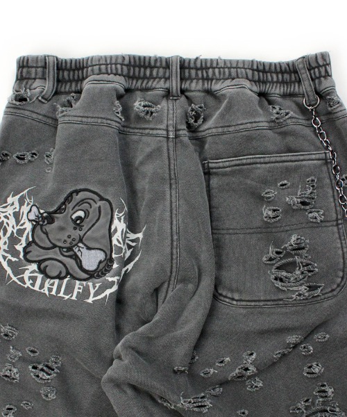 GALFY（ガルフィー）の「GALFY－闇に溶かされし犬ダメージショーツ（その他パンツ・メンズ・ブルーグレー/ブラック/サンドベージュ・XL/L）」の15枚目の写真