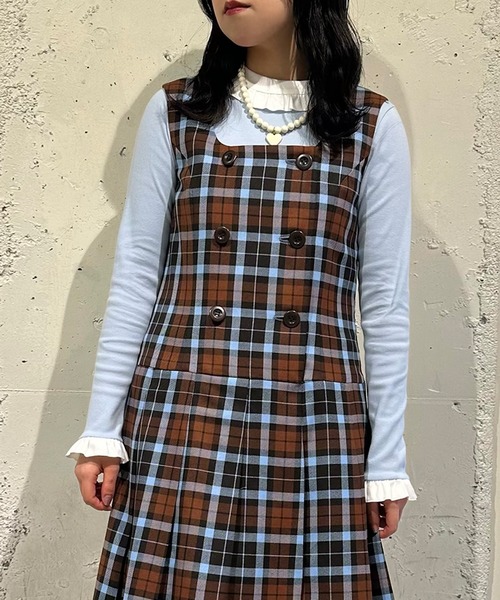 MILK（ミルク）の「フリルモックネック トップス（Tシャツ/カットソー・レディース・B/A/C/D・FREE）」の3枚目の写真