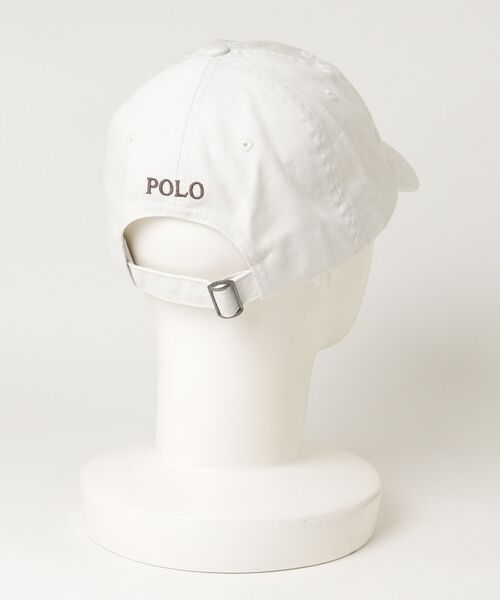 POLO RALPH LAUREN（ポロ ラルフ ローレン）の「コットン チノ ボール キャップ（キャップ・メンズ・アイボリー・ONE）」の5枚目の写真