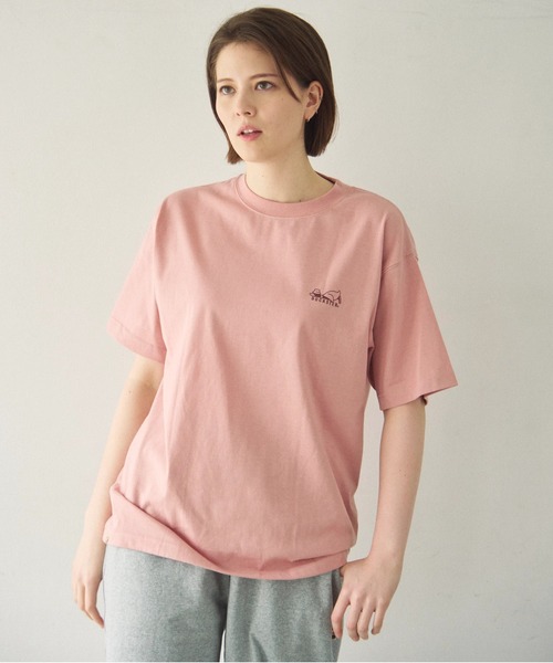 Duckster(ダックスター)の「Duckster/ダックスター T/C 度詰め天竺 レギュラーフィット S/STEE《CALI OCEAN》(Tシャツ/カットソー・メンズ・ホワイト/ライトピンク/ミント・LARGE/MEDIUM/X-LARGE)」の4枚目の写真