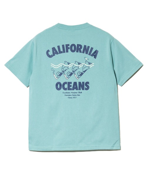 Duckster(ダックスター)の「Duckster/ダックスター T/C 度詰め天竺 レギュラーフィット S/STEE《CALI OCEAN》(Tシャツ/カットソー・メンズ・ホワイト/ライトピンク/ミント・LARGE/MEDIUM/X-LARGE)」の8枚目の写真
