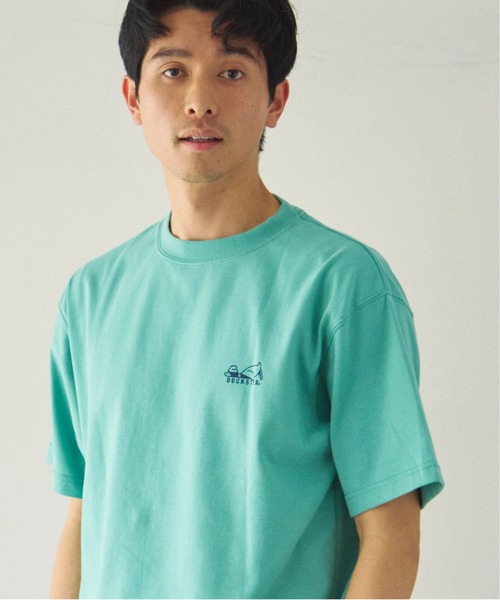 Duckster(ダックスター)の「Duckster/ダックスター T/C 度詰め天竺 レギュラーフィット S/STEE《CALI OCEAN》(Tシャツ/カットソー・メンズ・ホワイト/ライトピンク/ミント・LARGE/MEDIUM/X-LARGE)」の9枚目の写真