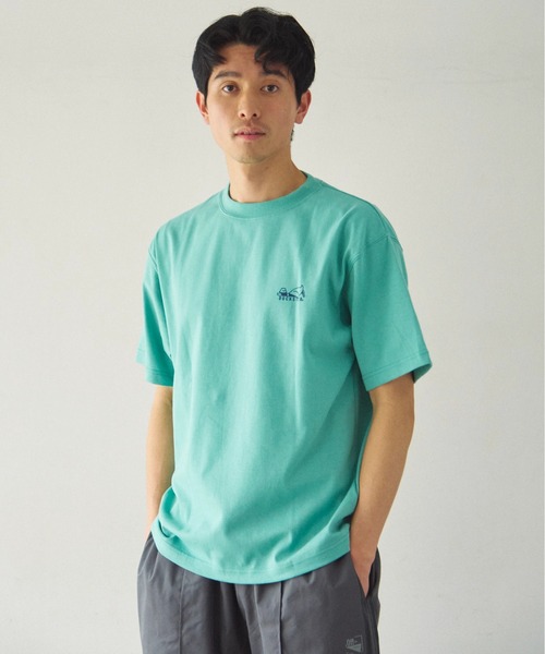 Duckster(ダックスター)の「Duckster/ダックスター T/C 度詰め天竺 レギュラーフィット S/STEE《CALI OCEAN》(Tシャツ/カットソー・メンズ・ホワイト/ライトピンク/ミント・LARGE/MEDIUM/X-LARGE)」の10枚目の写真