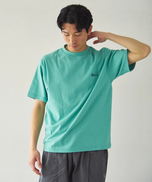 Duckster(ダックスター)の「Duckster/ダックスター T/C 度詰め天竺 レギュラーフィット S/STEE《CALI OCEAN》(Tシャツ/カットソー・メンズ・ホワイト/ライトピンク/ミント・LARGE/MEDIUM/X-LARGE)」の11枚目の写真