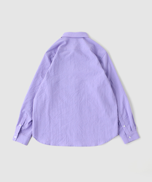 AFB(エーエフビー)の「AFB / エーエフビー POSITIVE ENERGY PATCHED SHIRTS(シャツ/ブラウス・メンズ・パープル/イエロー・MEDIUM/LARGE)」の8枚目の写真
