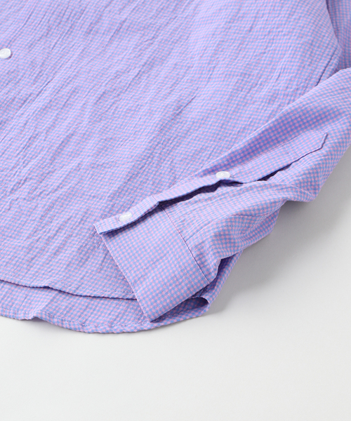 AFB(エーエフビー)の「AFB / エーエフビー POSITIVE ENERGY PATCHED SHIRTS(シャツ/ブラウス・メンズ・パープル/イエロー・MEDIUM/LARGE)」の7枚目の写真