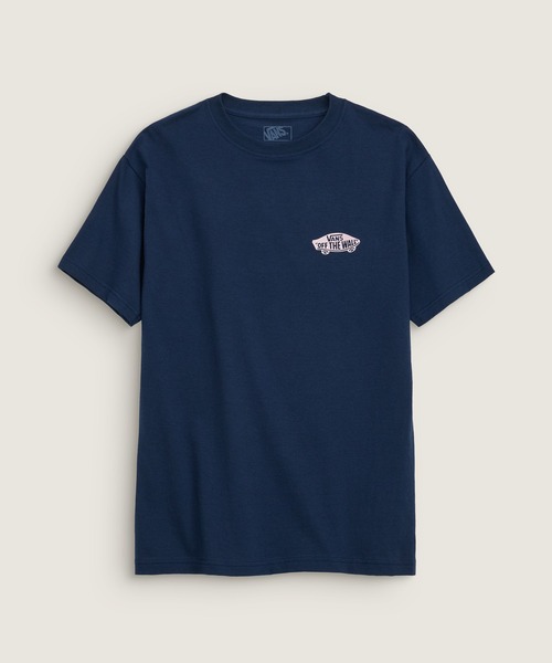 VANS（バンズ）の「ダブルスタンダード フィル Tシャツ / Double Standard Fill SS Tee dr VN000WYBLKZ1（Tシャツ/カットソー・メンズ・ネイビー・SMALL/MEDIUM/LARGE/X-LARGE/XX-LARGE）」の2枚目の写真