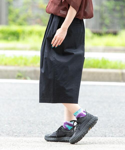 EKAL(エカル)の「撥水チノバミューダパンツ(その他パンツ・レディース・キャメル/ブラック・ONE)」の14枚目の写真
