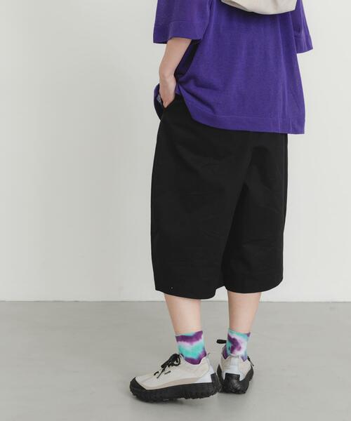 EKAL(エカル)の「撥水チノバミューダパンツ(その他パンツ・レディース・キャメル/ブラック・ONE)」の18枚目の写真