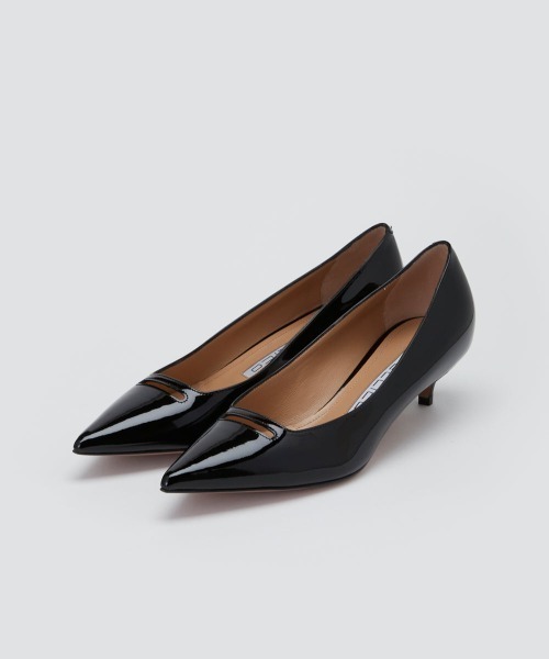 PELLICO(ペリーコ)の「ANIMA アネッリ エナメル パンプス 3.5cm BLACK(パンプス・レディース・ブラック・38/37.5/37/36.5/35.5/35/36)」の1枚目の写真