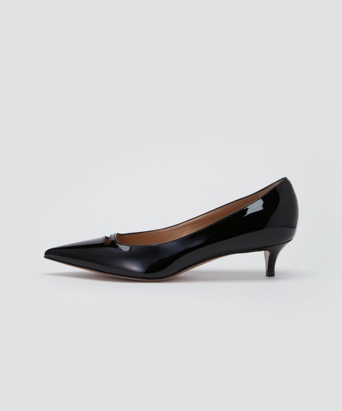 PELLICO(ペリーコ)の「ANIMA アネッリ エナメル パンプス 3.5cm BLACK(パンプス・レディース・ブラック・38/37.5/37/36.5/35.5/35/36)」の2枚目の写真
