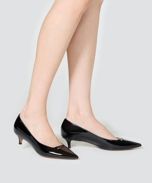 PELLICO(ペリーコ)の「ANIMA アネッリ エナメル パンプス 3.5cm BLACK(パンプス・レディース・ブラック・38/37.5/37/36.5/35.5/35/36)」の9枚目の写真