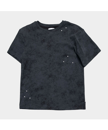 PLACE STUDIO | リベットダメージポイントバックエンジェルタイダイウォッシングオーバーサイズコットン半袖Tシャツ_3COLOR(Tシャツ/カットソー)