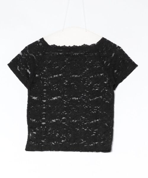 IMARI(イマリ)の「【 IMARI / イマリ 】 レース クロップド トップス(Tシャツ/カットソー・レディース・ホワイト/ブラック・FREE)」の11枚目の写真