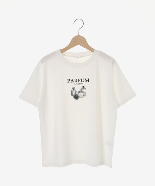 le.coeur blanc(ルクールブラン)の「PARFUM TEE(Tシャツ/カットソー・レディース・ブラック/オフホワイト・38)」の22枚目の写真