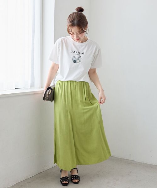 le.coeur blanc（ルクールブラン）の「PARFUM TEE（Tシャツ/カットソー・レディース・ブラック/オフホワイト・38）」の12枚目の写真