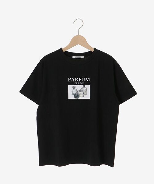 le.coeur blanc(ルクールブラン)の「PARFUM TEE(Tシャツ/カットソー・レディース・ブラック/オフホワイト・38)」の21枚目の写真
