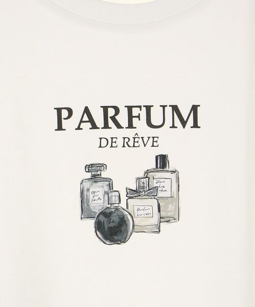 le.coeur blanc(ルクールブラン)の「PARFUM TEE(Tシャツ/カットソー・レディース・ブラック/オフホワイト・38)」の13枚目の写真