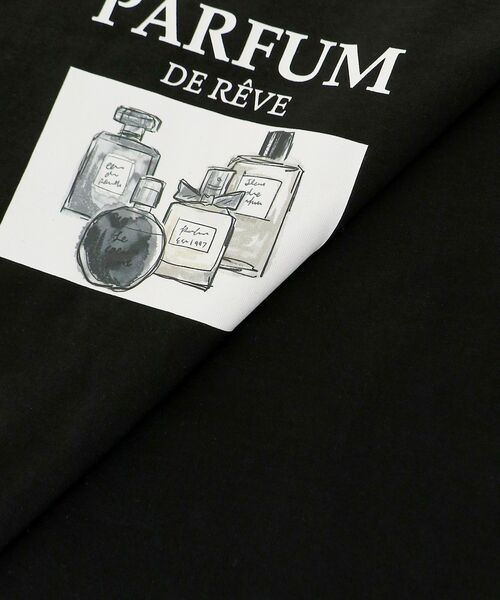 le.coeur blanc(ルクールブラン)の「PARFUM TEE(Tシャツ/カットソー・レディース・ブラック/オフホワイト・38)」の15枚目の写真