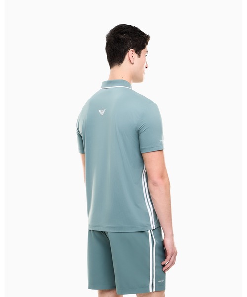 EMPORIO ARMANI EA7(エンポリオアルマーニイーエーセブン)の「【エンポリオ アルマーニ EA7】ジャージーポロシャツ Tennis Pro(ポロシャツ・メンズ・グリーン/ネイビー/ホワイト・SMALL/MEDIUM/X-SMALL/LARGE/X-LARGE)」の14枚目の写真