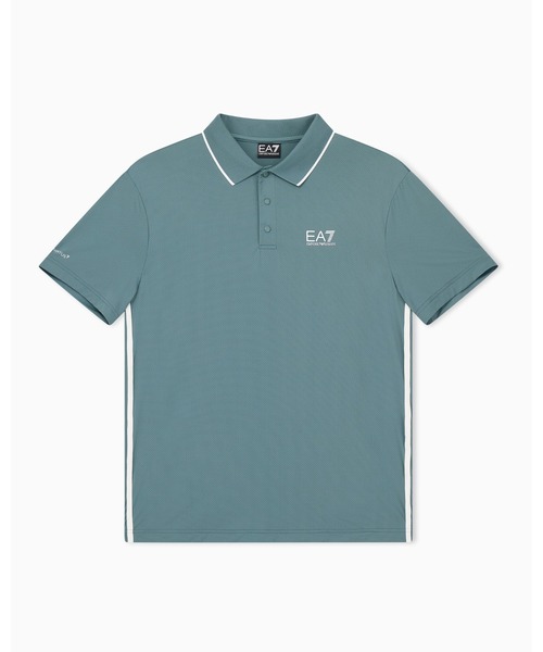 EMPORIO ARMANI EA7(エンポリオアルマーニイーエーセブン)の「【エンポリオ アルマーニ EA7】ジャージーポロシャツ Tennis Pro(ポロシャツ・メンズ・グリーン/ネイビー/ホワイト・SMALL/MEDIUM/X-SMALL/LARGE/X-LARGE)」の13枚目の写真