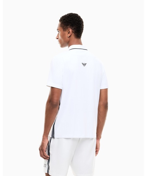 EMPORIO ARMANI EA7(エンポリオアルマーニイーエーセブン)の「【エンポリオ アルマーニ EA7】ジャージーポロシャツ Tennis Pro(ポロシャツ・メンズ・グリーン/ネイビー/ホワイト・SMALL/MEDIUM/X-SMALL/LARGE/X-LARGE)」の10枚目の写真