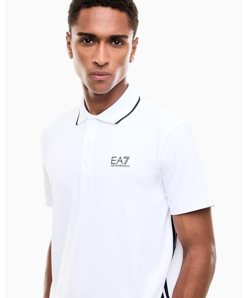 EMPORIO ARMANI EA7(エンポリオアルマーニイーエーセブン)の「【エンポリオ アルマーニ EA7】ジャージーポロシャツ Tennis Pro(ポロシャツ・メンズ・グリーン/ネイビー/ホワイト・SMALL/MEDIUM/X-SMALL/LARGE/X-LARGE)」の11枚目の写真