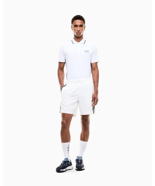 EMPORIO ARMANI EA7(エンポリオアルマーニイーエーセブン)の「【エンポリオ アルマーニ EA7】ジャージーポロシャツ Tennis Pro(ポロシャツ・メンズ・グリーン/ネイビー/ホワイト・SMALL/MEDIUM/X-SMALL/LARGE/X-LARGE)」の12枚目の写真