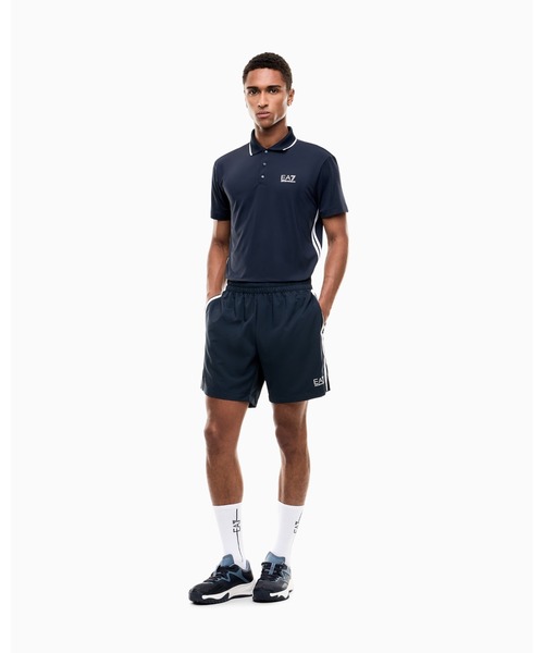 EMPORIO ARMANI EA7(エンポリオアルマーニイーエーセブン)の「【エンポリオ アルマーニ EA7】ジャージーポロシャツ Tennis Pro(ポロシャツ・メンズ・グリーン/ネイビー/ホワイト・SMALL/MEDIUM/X-SMALL/LARGE/X-LARGE)」の7枚目の写真