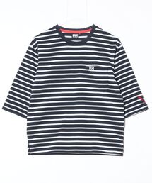 HELLY HANSEN(ヘリーハンセン)の「ボーダー柄7分袖Tシャツ(Tシャツ/カットソー)」