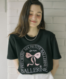 バレリーナTシャツ - ブラック