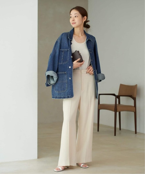 plage(プラージュ)の「《追加》coverall 3(デニムジャケット・レディース・ネイビー/ブラック・36/38)」の7枚目の写真