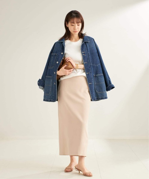 plage(プラージュ)の「《追加》coverall 3(デニムジャケット・レディース・ネイビー/ブラック・36/38)」の9枚目の写真
